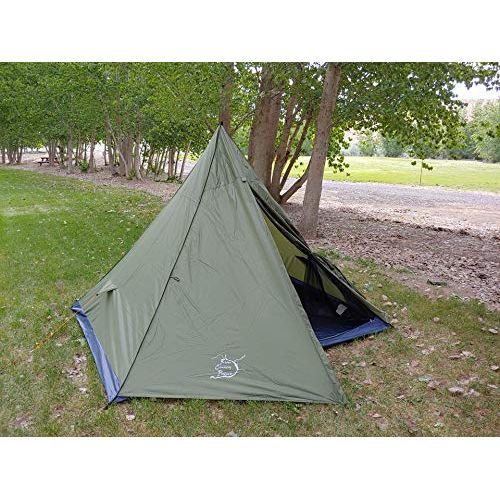  River Country Products Trekker Tent 3 Combo Pack, Lightweight Four Person Backpacking Tent with Trekking Poles