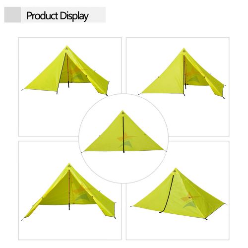  River XINQIU Backpacking Tent for Outdoor,Lightweight Ultralight Portable Tents for Camping Hiking Mountaineering,Easy Set Up,Waterproof Rainfly 1-2 Person Available