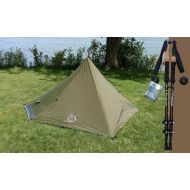 River Country Products Trekker Tent 1 Combo Pack with Trekking Poles, Ultralight Backpacking Tent