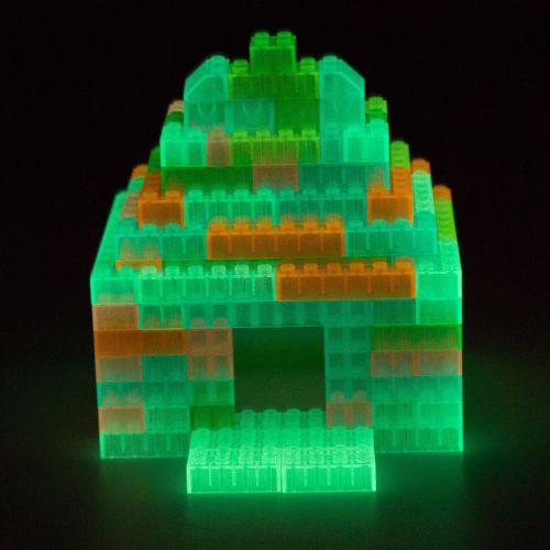  River Colony Trading and ships from Amazon Fulfillment. SCS Direct Building Bricks - 1000 Pc Big Bag of Bricks Bulk Glow in The Dark Blocks with 54 Roof Pieces - Tight Fit with All Major Brands