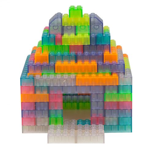  River Colony Trading and ships from Amazon Fulfillment. SCS Direct Building Bricks - 1000 Pc Big Bag of Bricks Bulk Glow in The Dark Blocks with 54 Roof Pieces - Tight Fit with All Major Brands