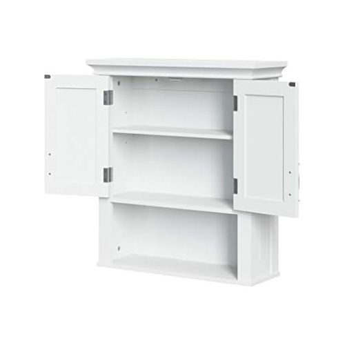  RiverRidge Somerset Collection Two-Door Wall Cabinet, White