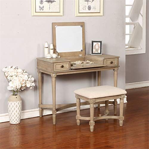  Riverbay Furniture Vanity Set in Gray Wash