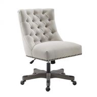 Riverbay Furniture Tufted Office Chair in Natural