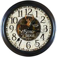 Rivers Edge Products Rivers Edge 26 Stag Lodge Clock
