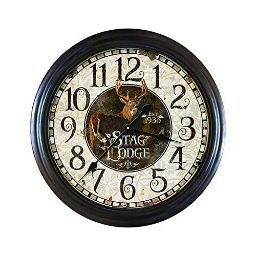  Rivers Edge Products Rivers Edge 26 Stag Lodge Clock