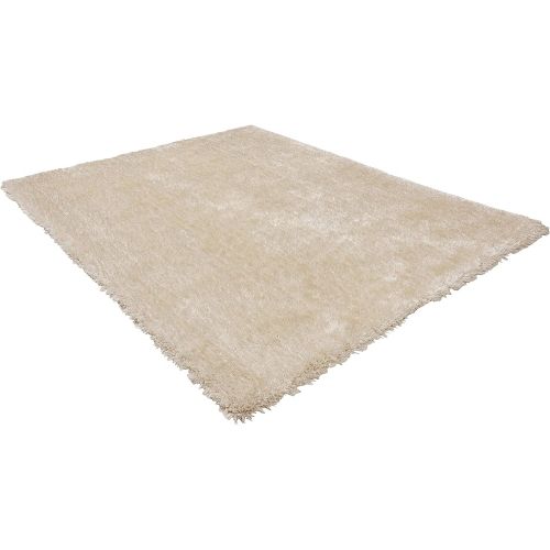  Rivet Shaggy Short Rug, 77 x 97, Taupe