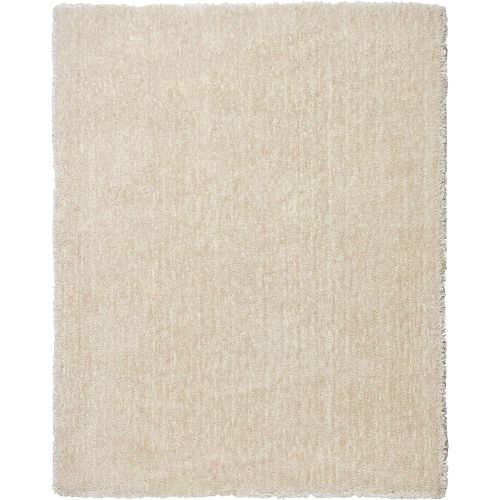  Rivet Shaggy Short Rug, 77 x 97, Taupe