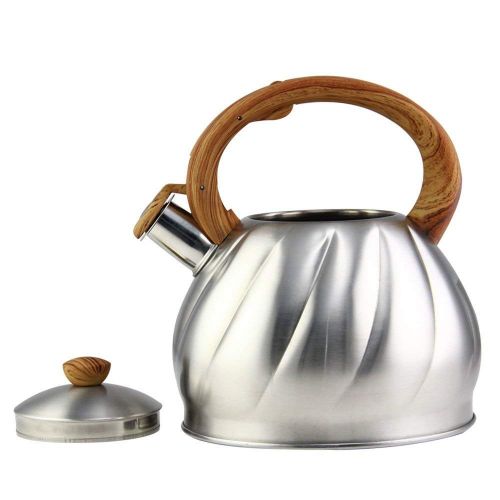  Riwendell Tea Kettle 2.1 Quart Whistling Stainless Steel Stove Top Teapot (GS-04044AHY-2.0 L)