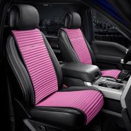 Rixxu Front Seat Covers Terra Series - 1st Row Seat Cover Mat Towel Protector Fit To Most Car Truck SUV - Lilac