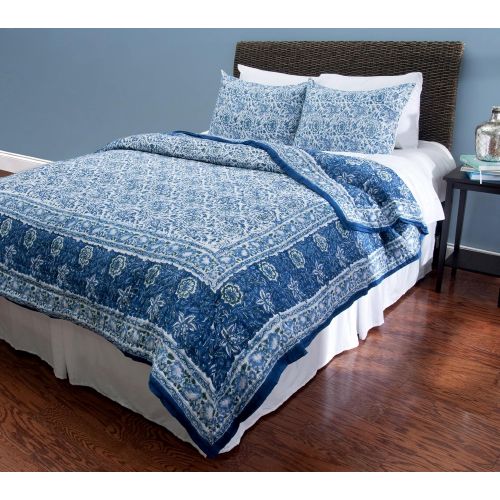  Rizzy Home Paulina 3-Piece Quilted Bed Set, Queen