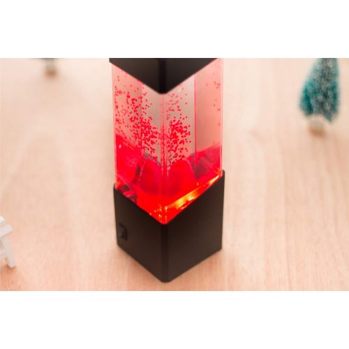  Road&Cool Light Lamp Colorful Led Jellyfish Night Light Home Decoration Volcanic Mood Table Lamp Baby Bedroom Bedside (7×7×23cm)