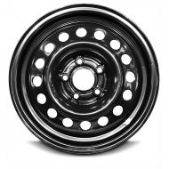 Road Ready Car Wheel For 2010-2013 Ford Transit 15 Inch 5 Lug Black Steel Rim Fits R15 Tire - Exact OEM Replacement - Full-Size Spare