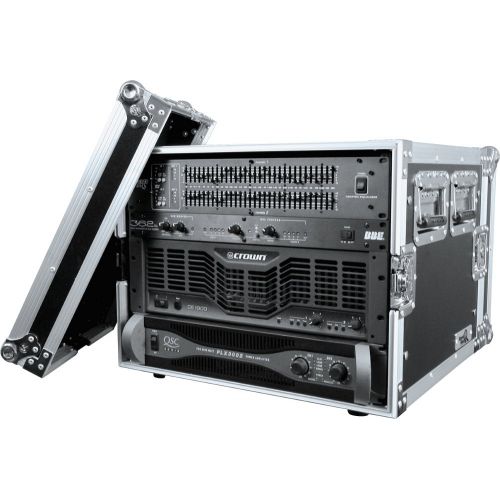  Road Ready RR8UAD 8U Amplifier Deluxe Case with 18-Inch Body Depth