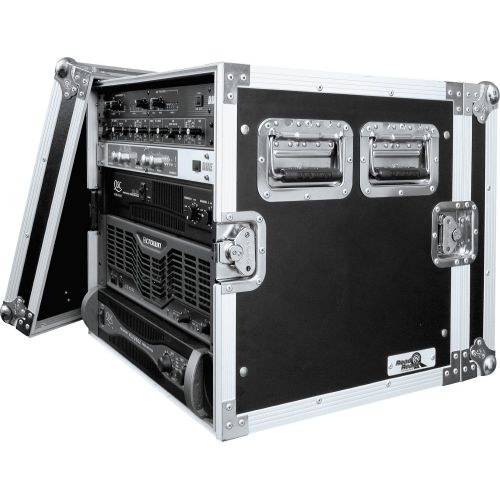  Road Ready RR8UAD 8U Amplifier Deluxe Case with 18-Inch Body Depth