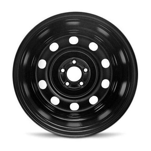  Road Ready Wheels Road Ready Car Wheel For 2006-2011 Ford Crown Victoria 17 Inch 5 Lug Black Steel Rim Fits R17 Tire - Exact OEM Replacement - Full-Size Spare