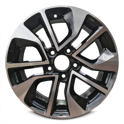  Road Ready Wheels Road Ready Car Wheel For 2013-2015 Honda Civic 16 Inch 5 Lug Gray Aluminum Rim Fits R16 Tire - Exact OEM Replacement - Full-Size Spar