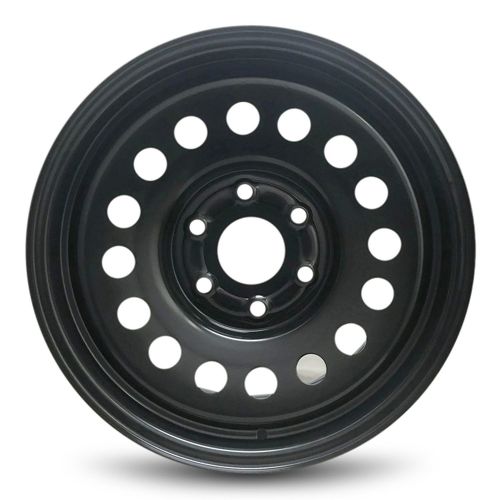  Road Ready Wheels Road Ready Car Wheel For 2007-2019 Chevrolet Avalanche 1500 Chevrolet Silverado 1500 Cadillac Escalade ESV Cadillac Escalade EXT Chevrolet Tahoe 17 Inch 6 Lug Black Steel Rim Fits