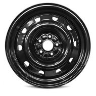 Road Ready Wheels Road Ready Car Wheel For 2011-2019 Ford Explorer 17 Inch 5 Lug Black Steel Rim Fits R17 Tire - Exact OEM Replacement - Full-Size Spare