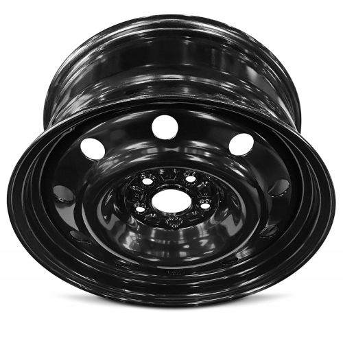  Road Ready Wheels Road Ready Car Wheel For 2011-2019 Ford Explorer 17 Inch 5 Lug Black Steel Rim Fits R17 Tire - Exact OEM Replacement - Full-Size Spare