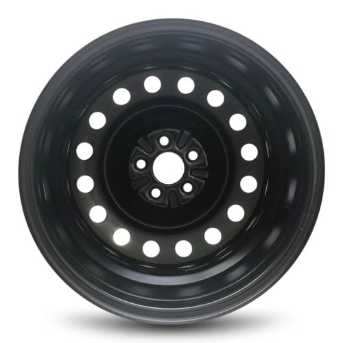  Road Ready Wheels Road Ready Car Wheel For 2003-2008 Toyota Matrix Pontiac Vibe 16 Inch 5 Lug Black Steel Rim Fits R16 Tire - Exact OEM Replacement - Full-Size Spare