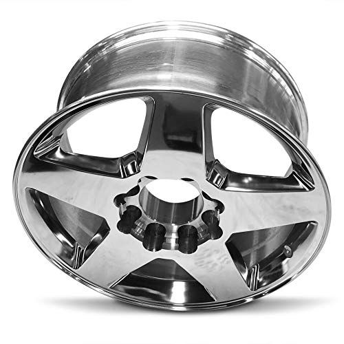  Road Ready Wheels Road Ready Car Wheel For 2011-2015 GMC Sierra 2500 3500 GMC Sierra Denali 2500 3500 Chevy Silverado 2500 3500 20 Inch 8 Lug Polish Aluminum Rim Fits R20 Tire - Exact OEM Replacemen