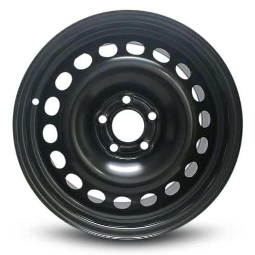  Road Ready Wheels Road Ready Car Wheel For 2005-2008 Pontiac G6 16 Inch 5 Lug Black Steel Rim Fits R16 Tire - Exact OEM Replacement - Full-Size