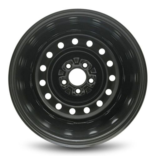  Road Ready Wheels Road Ready Car Wheel For 2007-2012 Nissan Altima 16 Inch 5 Lug Black Steel Rim Fits R16 Tire - Exact OEM Replacement - Full-Size Spare