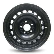 Road Ready Wheels Road Ready Car Wheel For 2004-2008 Chevrolet Malibu 15x6.5 Inch 5 Lug Black Steel Rim Fits R15 Tire - Exact OEM Replacement - Full-Size Spare
