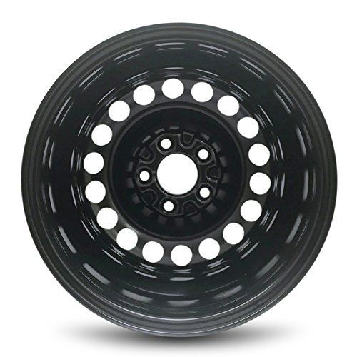  Road Ready Wheels Road Ready Car Wheel For 2004-2008 Chevrolet Malibu 15x6.5 Inch 5 Lug Black Steel Rim Fits R15 Tire - Exact OEM Replacement - Full-Size Spare