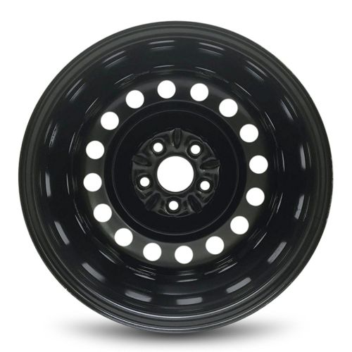  Road Ready Wheels Road Ready Car Wheel For 2006-2012 Toyota Rav4 16 Inch 5 Lug Black Steel Rim Fits R16 Tire - Exact OEM Replacement - Full-Size Spare