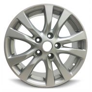 Road Ready Wheels Road Ready Car Wheel For 2014-2018 Nissan Altima 16 Inch 5 Lug Gray Aluminum Rim Fits R16 Tire - Exact OEM Replacement - Full-Size Spare