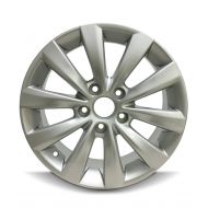 Road Ready Wheels Road Ready Car Wheel For 2012-2015 Volkswagen Passat 2013-2019 Volkswagen Beetle 16 Inch 5 Lug chrome Aluminum Rim Fits R16 Tire - Exact OEM Replacement - Full-Size Spare
