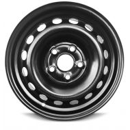 Road Ready Wheels Road Ready Car Wheel For 2005-2010 Honda Odyssey 16 Inch 5 Lug Black Steel Rim Fits R16 Tire - Exact OEM Replacement - Full-Size Spare