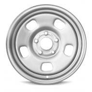 Road Ready Wheels Road Ready Car Wheel For 2013-2019 Dodge Ram 1500 17 Inch 5 Lug Silver Steel Rim Fits R17 Tire - Exact OEM Replacement - Full-Size Spare