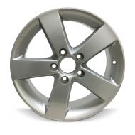 Road Ready Wheels Road Ready Car Wheel For 2006-2011 Honda Civic 16 Inch 5 Lug chrome Aluminum Rim Fits R16 Tire - Exact OEM Replacement - Full-Size Spare