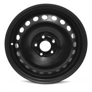 Road Ready Wheels Road Ready Car Wheel For 2014-2018 Ford Transit Connect 16 Inch 5 Lug Black Steel Rim Fits R16 Tire - Exact OEM Replacement - Full-Size Spare