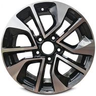 Road Ready Wheels Road Ready Car Wheel for 2013-2015 Honda Civic 16 Black Machine Aluminum Rim Fits R16 Tire - Exact OEM Replacement - Full-Size Spare