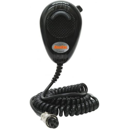  [아마존베스트]RoadKing RK56B Black 4-Pin Dynamic Noise Canceling CB Microphone