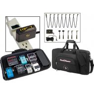 RoadRunner Road Runner Pedal Board with Bag and Visual Sound 1 Spot Combo Pack
