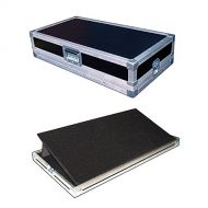Roadie Products, Inc. Pedal Board Pop up and Tilt Effects Pedal Board in 3/8 Ply ATA Case - Inside Dims 28 X 14 X 4 1/2 H