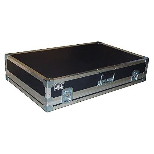  Roadie Products, Inc. Pedal Board Effects Pedal ATA Case - 4 Catch 1/4 Ply Medium Duty - Id 40 x 20 x 6 High