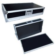 Roadie Products, Inc. Pedal Board Effects Pedal ATA Case - 2 Catch 3/8 Ply Heavy Duty - Inside Dimensions 24 x 12 x 6 High