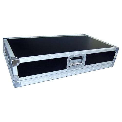  Roadie Products, Inc. Pedal Board Effects Pedal ATA Case - 2 Catch 3/8 Ply Heavy Duty - Inside Dimensions 24 x 12 x 6 High