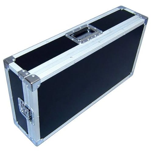  Roadie Products, Inc. Pedal Board Effects Pedal ATA Case - 2 Catch 3/8 Ply Heavy Duty - Inside Dimensions 24 x 12 x 6 High