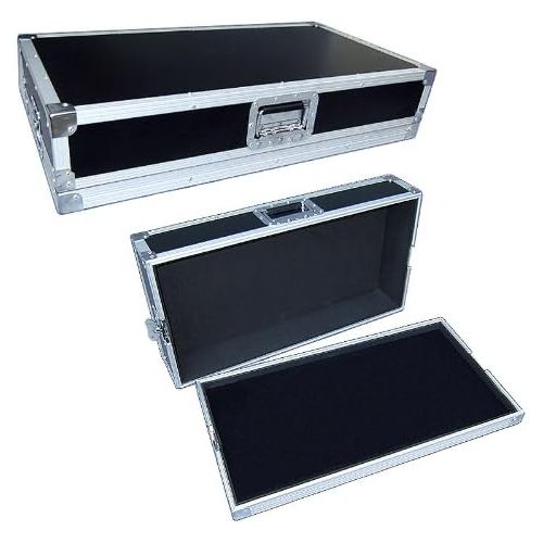  Roadie Products, Inc. Pedal Board Effects Pedal ATA Case - 2 Catch 3/8 Ply Heavy Duty - Inside Dimensions 24 x 12 x 6 High