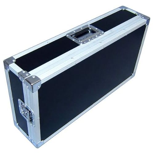  Roadie Products, Inc. Pedal Board Effects Pedal ATA Case - 2 Catch 3/8 Ply Heavy Duty - Inside Dimensions 28 x 14 x 6 High