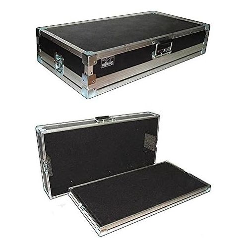  Roadie Products, Inc. Pedal Board Pop up and Tilt Effects Pedal Board in 1/4 Ply Light Duty ATA Case - 28 - Inside Dims 28 x 14 x 4 1/4 High