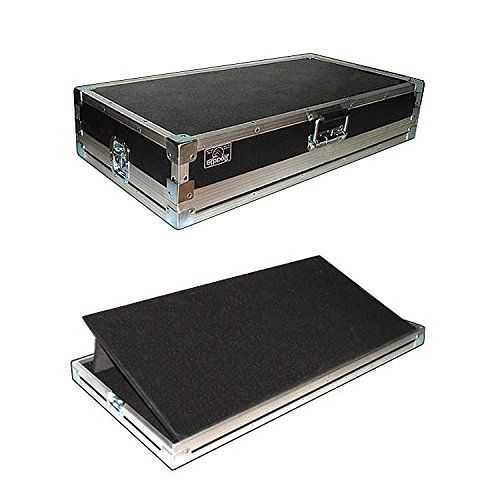  Roadie Products, Inc. Pedal Board Pop up and Tilt Effects Pedal Board in 1/4 Ply Light Duty ATA Case - 28 - Inside Dims 28 x 14 x 4 1/4 High