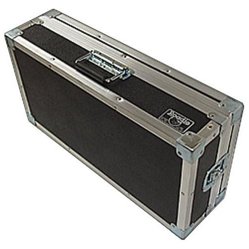  Roadie Products, Inc. Pedal Board Effects Pedal ATA Case - 2 Catch 1/4 Ply Medium Duty - Inside Dimensions 24 x 12 x 6 High